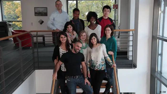 Deutsche Welle Inernational Trainees 2012-2014 (photo: DW).