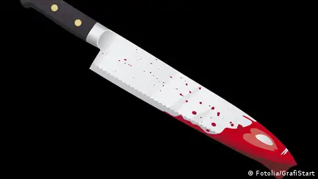 Symbolbild Krimi Mord Messer Blut