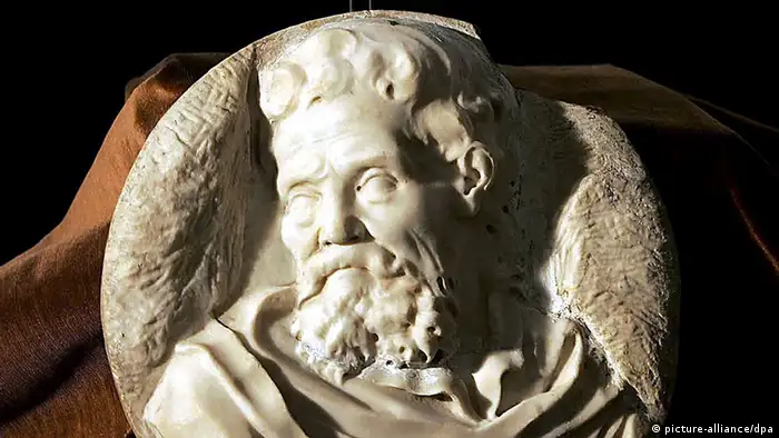 Michelangelo Buonarroti Porträt Relief 
