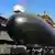 Спуск на воду дизельно-электрической подводной лодки "Краснодар" на Адмиралтейских верфях в Санкт-Петербурге