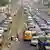 Embouteillage sur une autoroute à Lagos (26.2.2003)