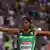 Caster Semenya celebrates winning the women's 800 meters at the 2017 World Athletics Championships in London