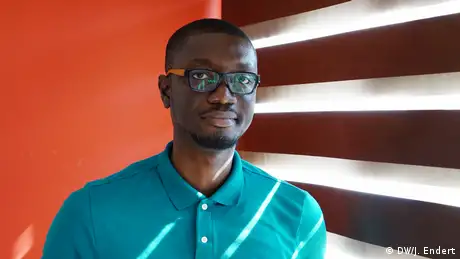 Ameyaw Debrah, Blogger aus Accra, Ghana (DW/J. Endert)