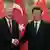 Cumhurbaşkanı Erdoğan, 2019'da Çin'e gerçekleştirdiği resmi ziyarette Devlet Başkanı Şi Cinping ile.