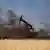 Suriye'nin Haseke bölgesindeki petrol üretim tesisleri