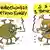 Карикатура Сергея Елкина: один вирус говорит другому: "Я все инвестировал в туалетную бумагу", а другой отвечает: "А я - в гречку". 