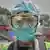 Bangladesh Journalist mit Schutzmaske