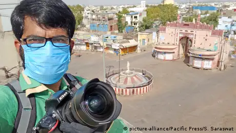 A Journalist in Beawar, India, covers the nationwide lockdown imposed in the wake of the novel coronavirus pandemic.