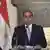 Egyptian President Abdel Fattah el-Sissi at a press conference in November 2020