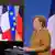 Пресс-конференция канцлера ФРГ Ангелы Меркель и президента Франции Эмманюэля Макрона