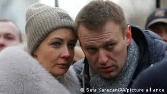 Russland | Yulia Navalnaya und Alexei Navalny