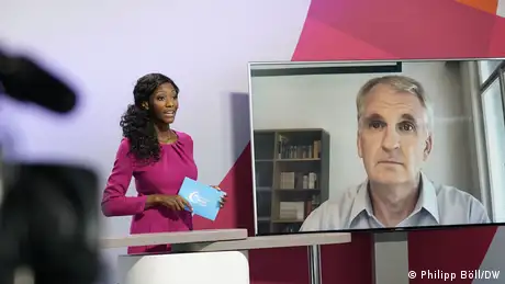 What went wrong? – Disrupted democracies and the media: A screenshot of the talk by Timothy Snyder at the DW Global Media Forum 2021