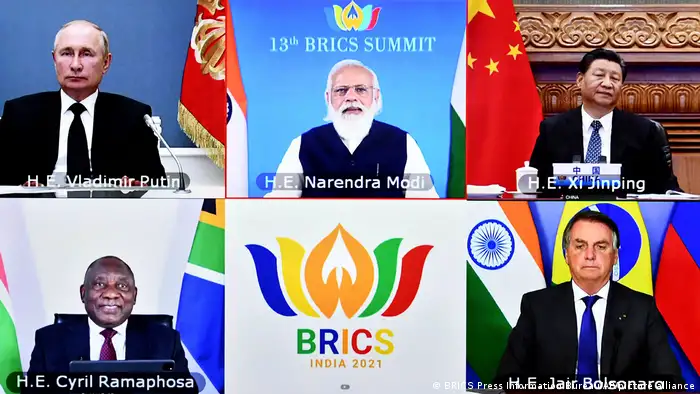 BRICS Virtuelles Gipfeltreffen 2021