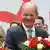 Happy Olaf Scholz after the election