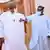 Muhammadu Buhari reçoit le chef du parti au pouvoir, l'APC, et ancien gouverneur de l'Etat de Lagos, Bola Ahmed Tinubu (05.01.22)