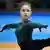 Kamila Valieva of the Russian Olympic Committee during training