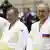  Russian President Vladimir Putin (right) in judo gear
