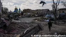 Ukraine | Russland-Ukraine Krieg Zerstörung in Kiew