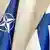 NATO ve Finlandiya bayrakları