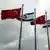 Türkiye ve İsrail bayrakları yan yana dalgalanıyor