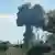 Столб дыма над авиабазой близ Новофедоровки в Крыму
