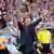 Bayern Munich coach Julian Nagelsmann gesticulates on the touchline