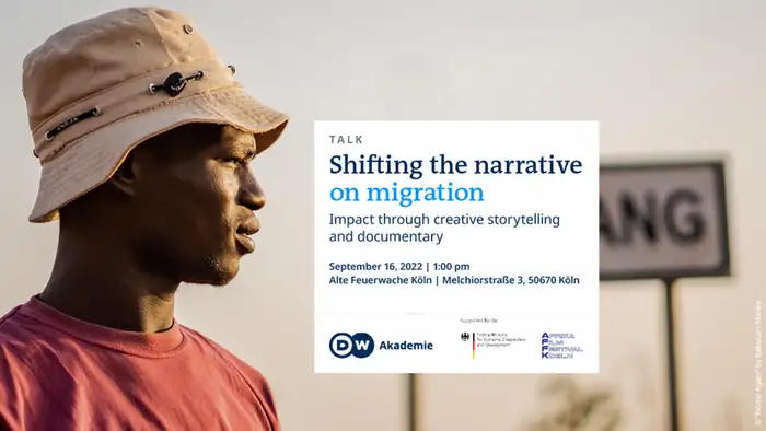 DW Akademie „Shifting the narrative on migration”, Panel discussion Afrika Film Festival Köln 2022