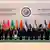 Şangay İşbirliği Örgütü'ne üye ülkelerin liderleri, Özbekistan'ın Semerkant kentinde gerçekleştirilen toplantıların ardından toplu fotoğraf çektirdi - (16.09.2022)