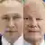 Президент России Владимир Путин и канцлер Германии Олаф Шольц