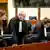  Defense lawyer Emmanuel Altit (C) of Felicien Kabuga in court at the UN International Residual Mechanism for Criminal Tribunals (IRMCT) in The Hague.