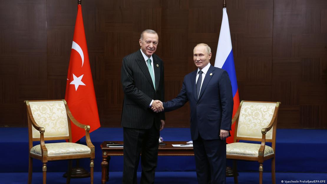 Türkiye Cumhurbaşkanı Recep Tayyip Erdoğan ve Rusya Devlet Başkanı Vladimir Putin 