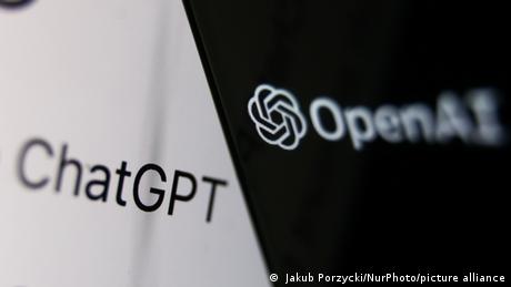 OpenAI and ChatGTP logos
