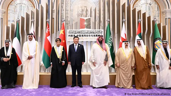 中国国家主席习近平2022年12月对沙特进行了国事访问，受到隆重接待