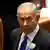 Benjamin Netanyahu at the swearing-in ceremony for Israeli lawmakers at the Knesset, Israel's parliament in November 2022