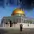 The Dome of the Rock on the compound known to Muslims as the Noble Sanctuary and to Jews as the Temple Mount in Jerusalem's Old City