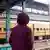 A child who ran away from home ends up at a railway station in New Delhi