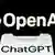Logo de Open AI y Chat GPT.