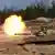 ABD ordusuna ait M1A1 Abrams tipi tanklar, Letonya'da yapılan bir tatbikatta atış taliminde - (26.03.2021)