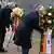 Bundestag President Bärbel Bas (l) and Franziska Giffey, Governing Mayor of Berlin, lay wreaths at the memorial for homosexuals persecuted under National Socialism in Tiergarten