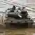 Kampfpanzer Leopard 2A6 auf einem Übungsplatz in Munster südlich von Hamburg