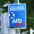 AfD campaign poster reading: 'Germany. But normal. AfD'