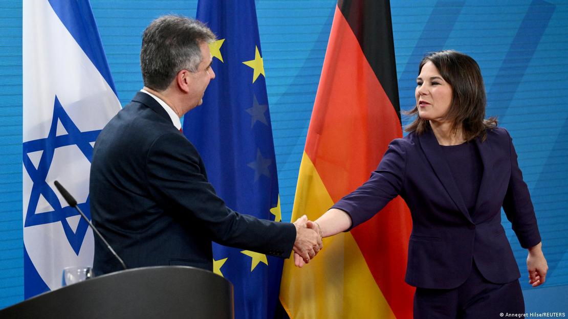 Almanya Dışişleri Bakanı Annalena Baerbock ve İsrail Dışişleri Bakanı Eli Cohen
