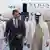الرئيس الإماراتي الشيخ محمد بن زايد آل نهيان لدى استقباله الرئيس السوري بشار الأسد