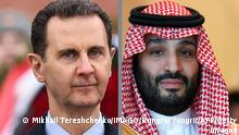 Kombobild | Baschar al-Assad und Mohammed bin Salman
