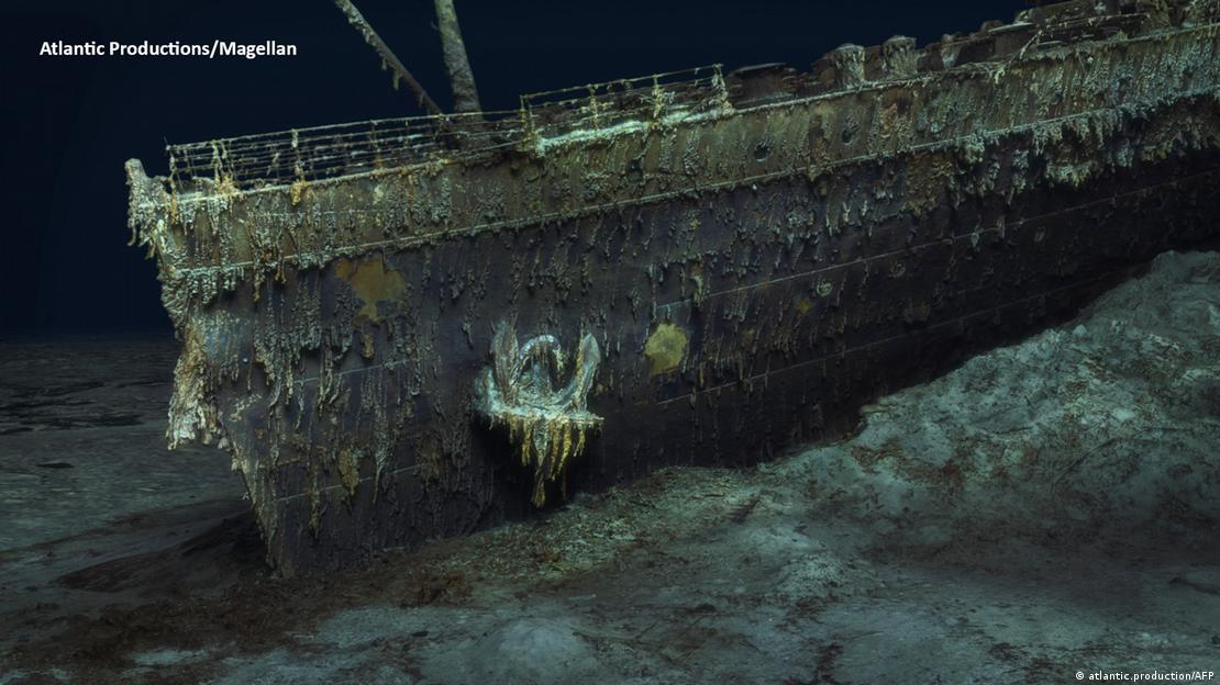 1912'de batan Titanik gemisinin enkazı
