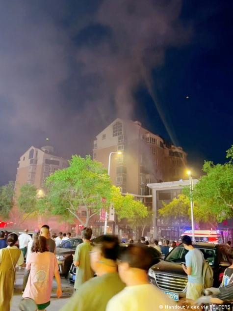 China | Explosion in einem Restaurant in Yinchuan