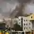 Crise au Soudan : fumée se dégageant d'un immeuble (Photo d'illustration)
