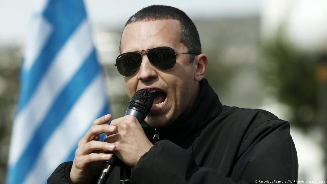 Yasaklı Neonazi partisi Altın Şafak'ın hapisteki eski sözcüsü Ilias Kasidiaris