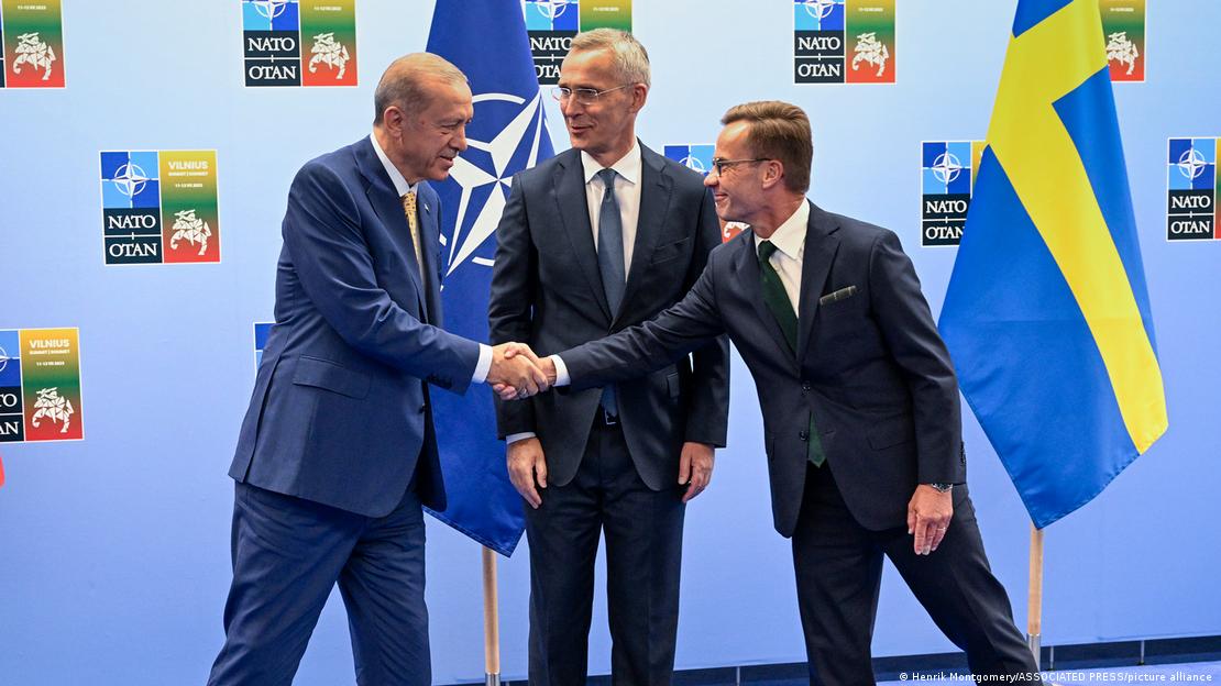Cumhurbaşkanı Erdoğan, NATO Genel Sekreteri Stoltenberg ve İsveç Başbakanı Kristersson
