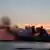 Удар ВСУ по большому десантному кораблю "Новочеркасск" в порту Феодосии в аннексированном Крыму, декабрь 2023 года